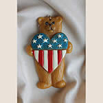 Painted Yankee Doodle Bear